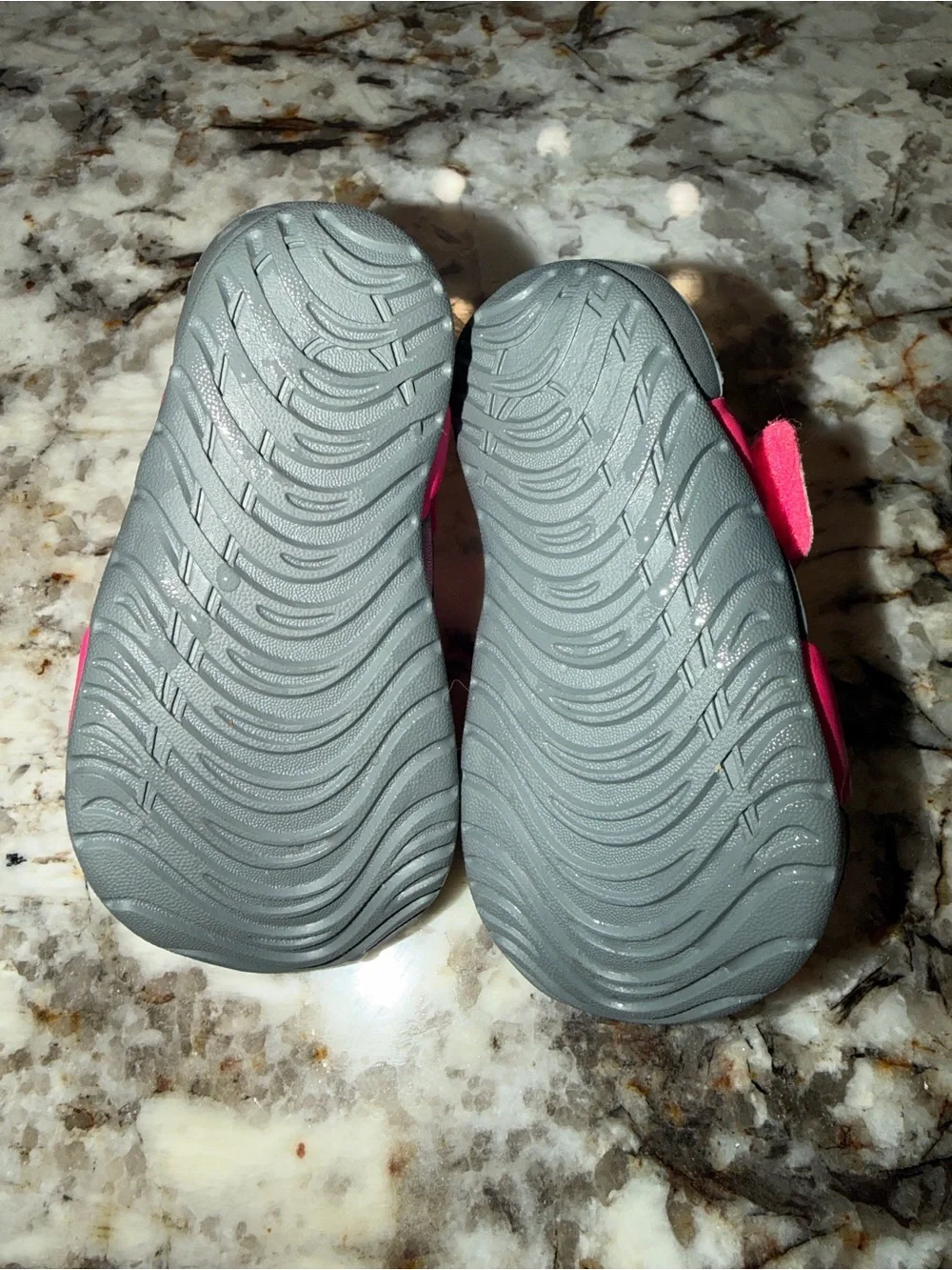 Nike Kids Pink and Gray Water Shoes